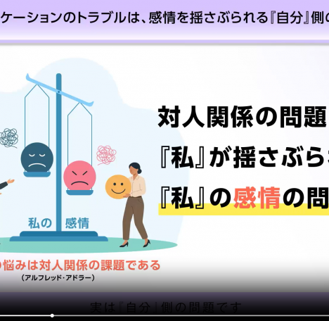 動画教材。